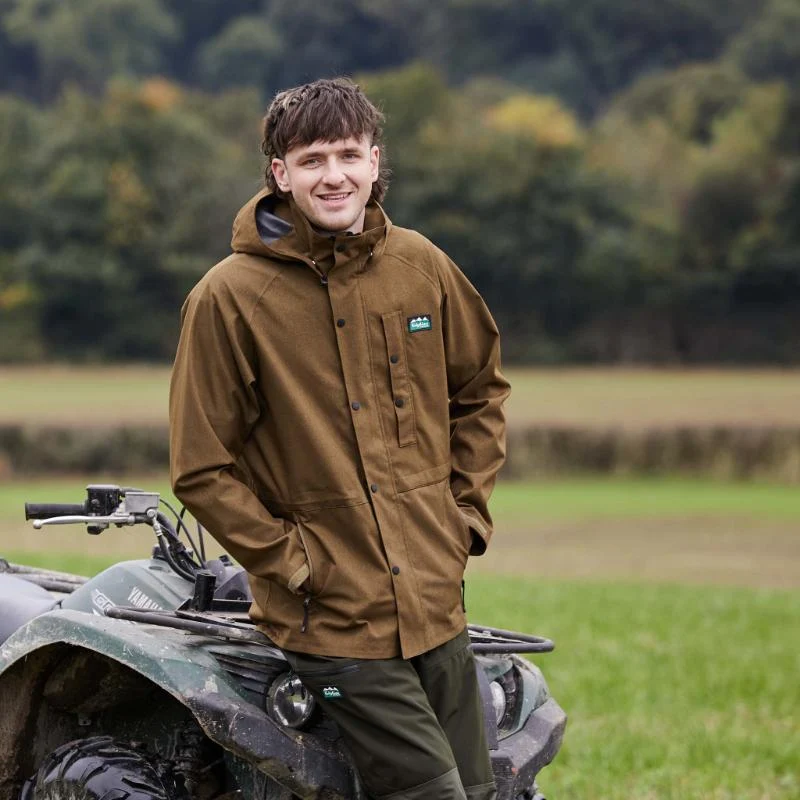 Monsoon Mens Light Waterproof Jacket- Teak