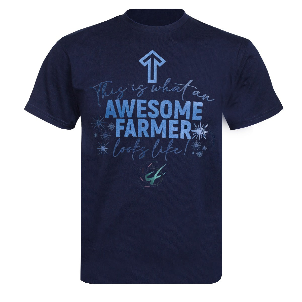 Grassmen Awesome Farmer T-Shirt (Navy)