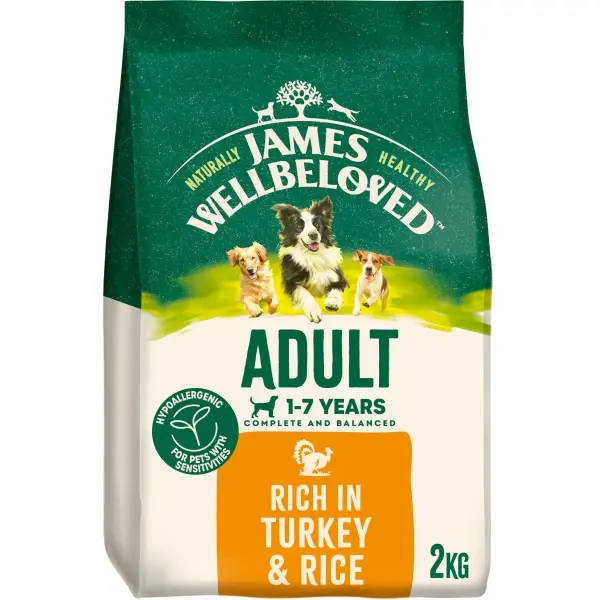 James Wellbeloved Turkey/Rice 2kg