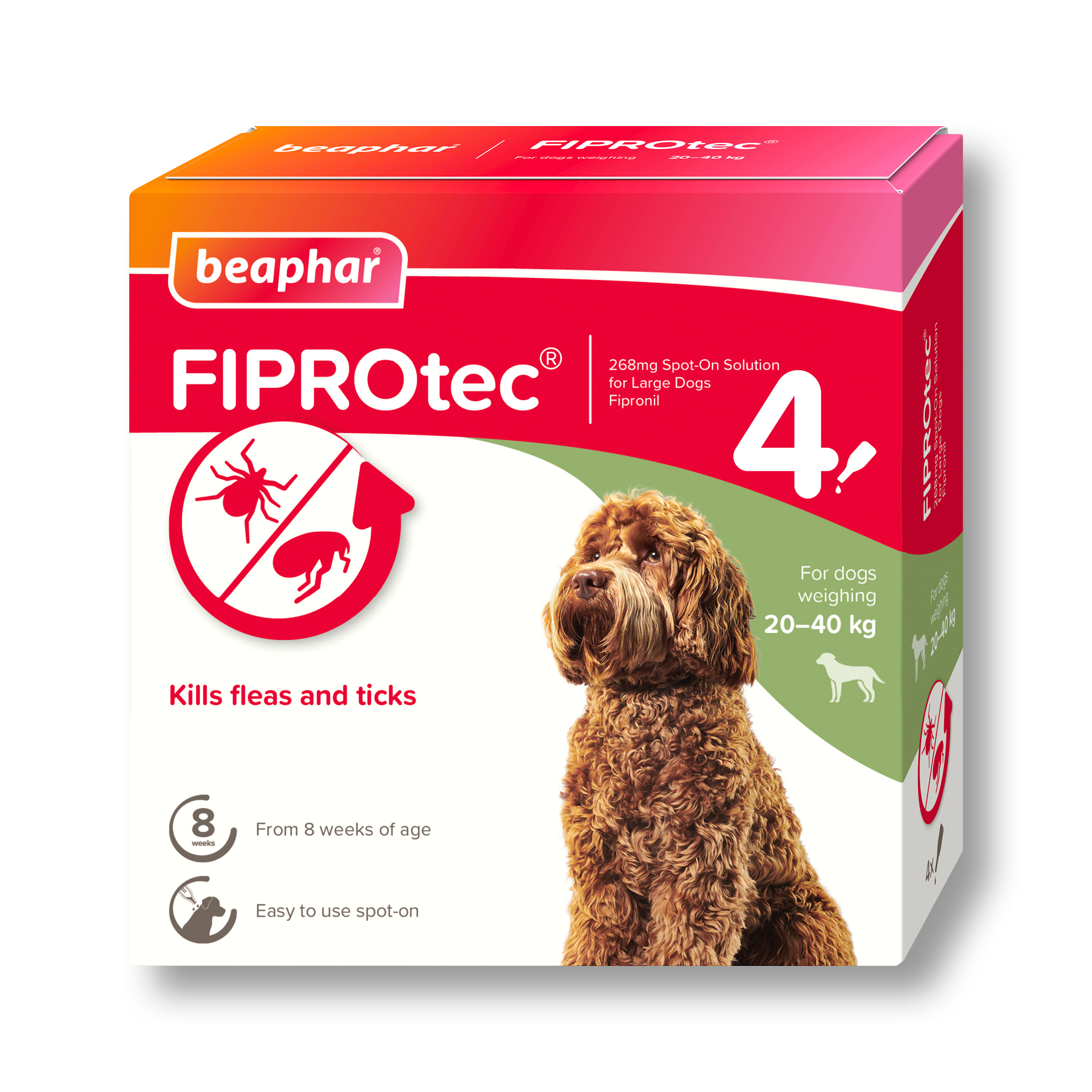 Fiprotec Large Dog x4