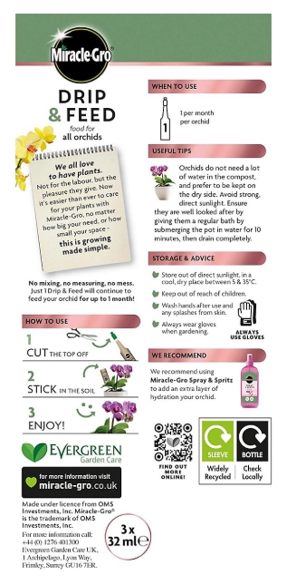 Miracle Grow Drip & Feed Orchid Food