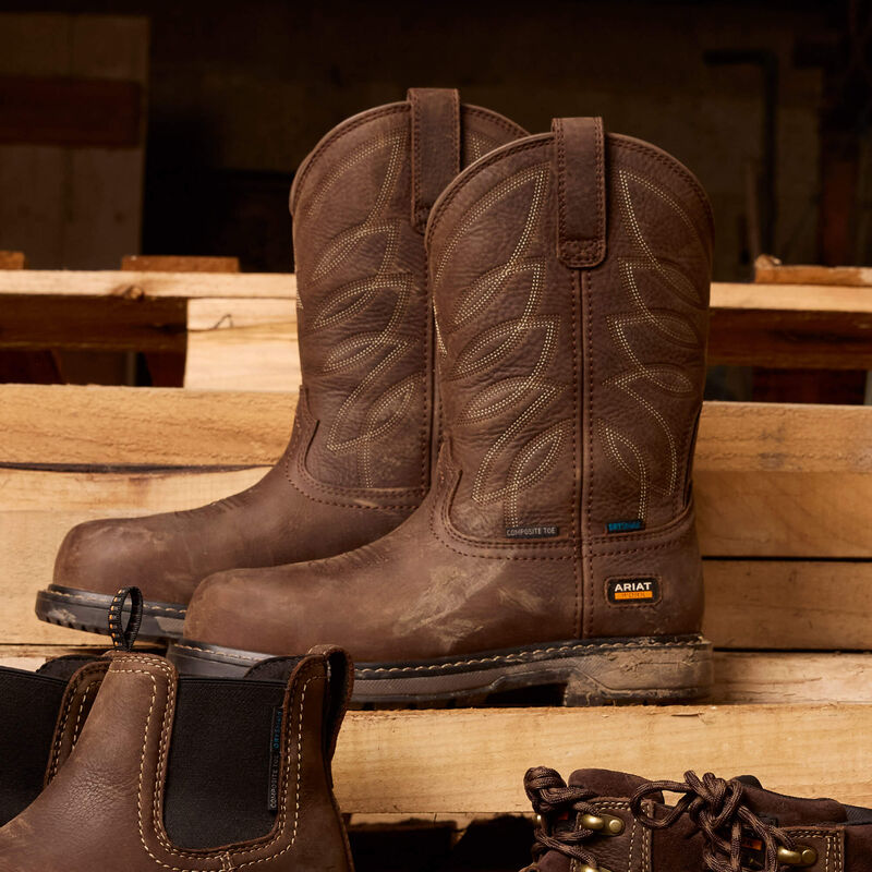 Womens Riveter Pull On Work Boot