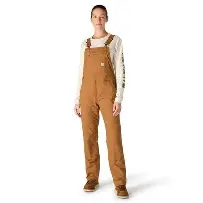 Rugged Flex Canvas Bib Overall Womans