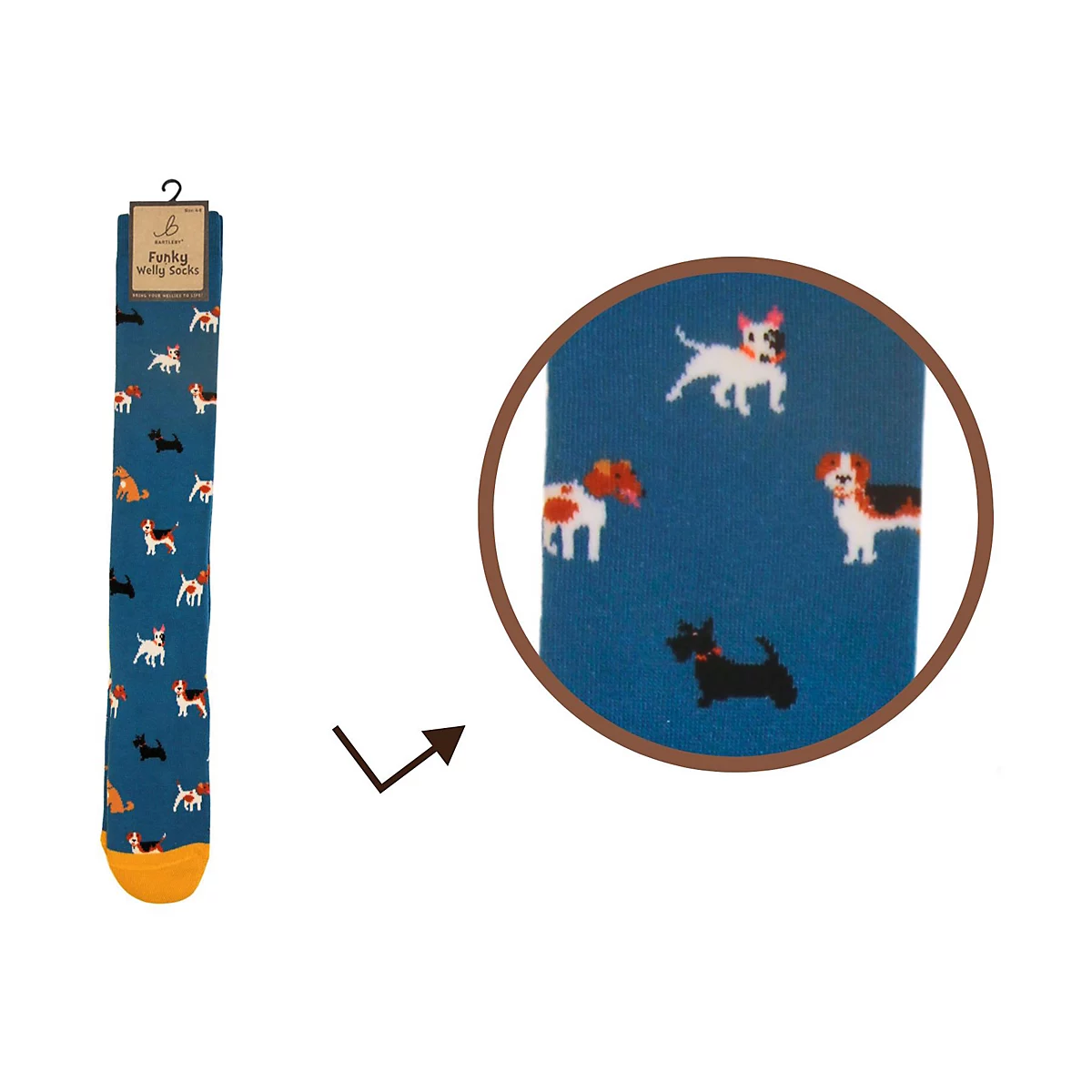 Doggy Bamboo Welly Sock