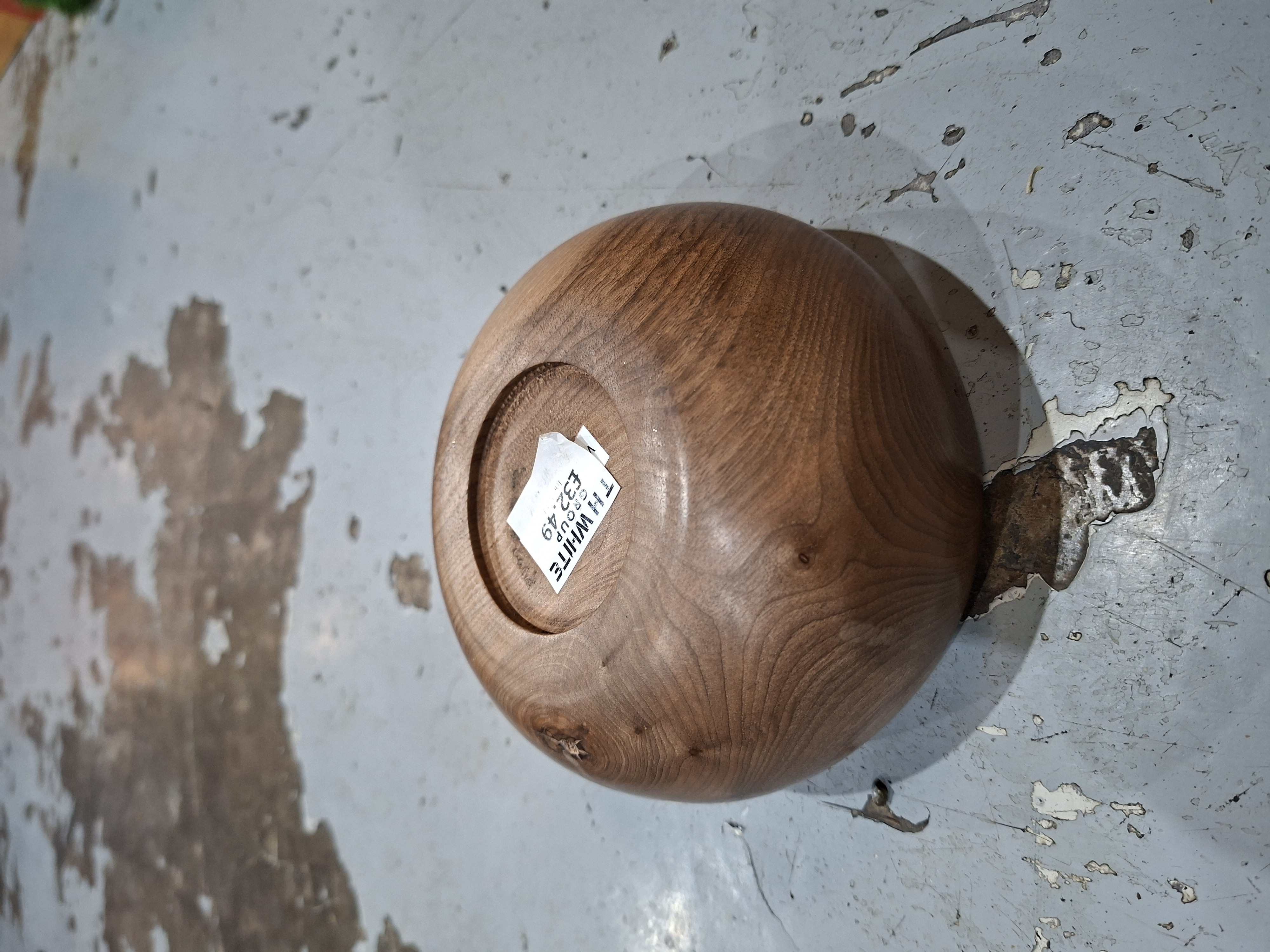 Small Wooden Bowl (Dark Brown)