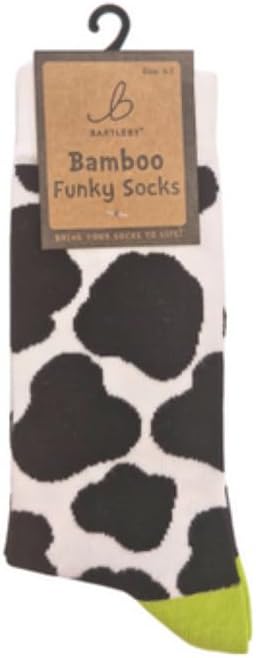 Cow Patch Bamboo Socks