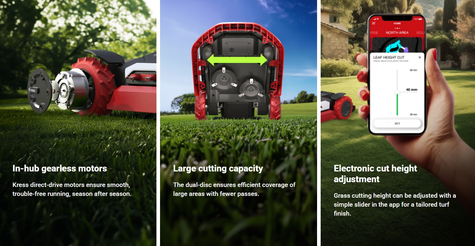 KR136E Robotic Mower