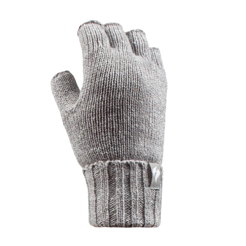Ladies Thermal Fingerless Gloves (Grey)