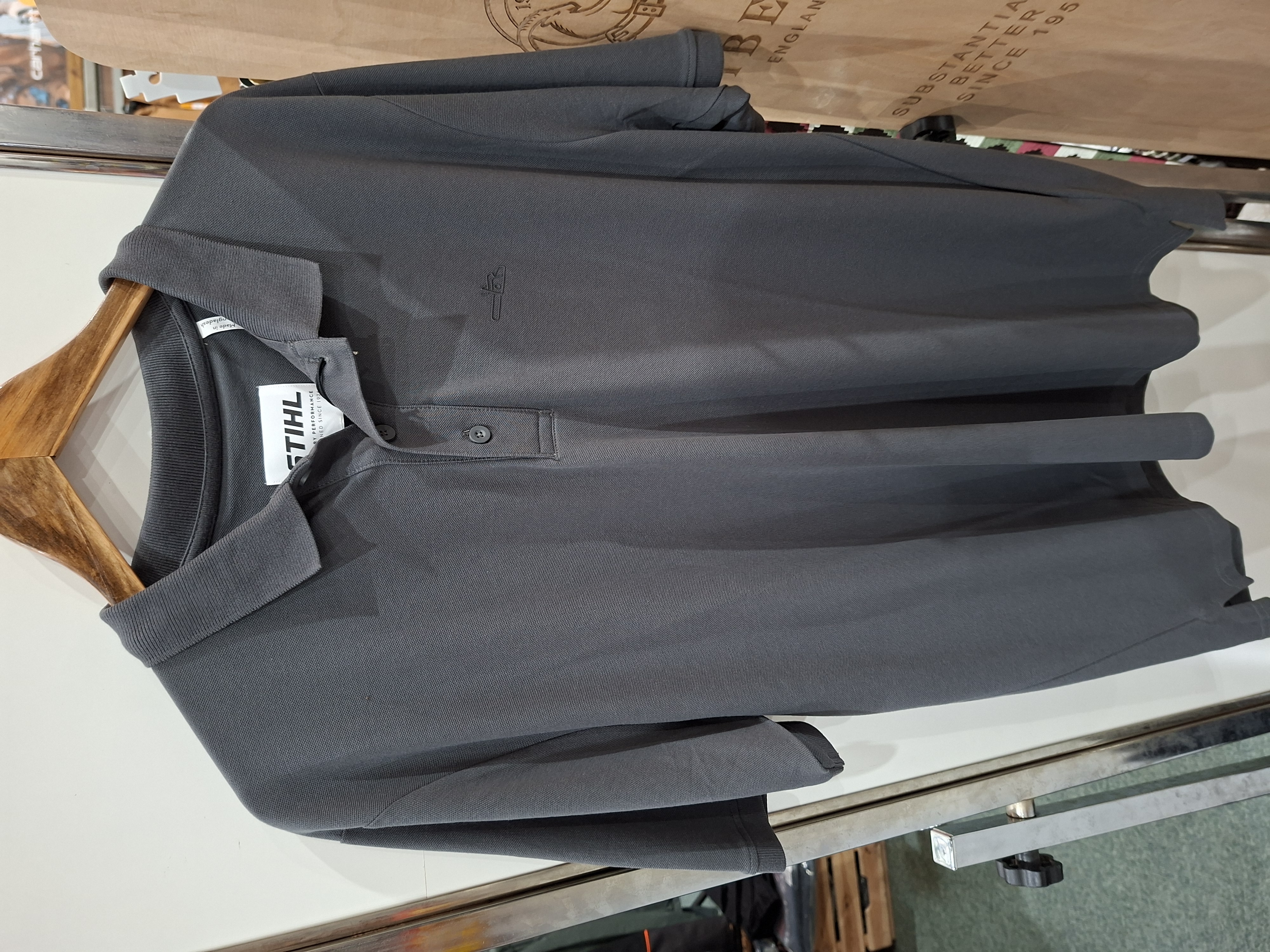 Polo Shirt XXL Icon Grey