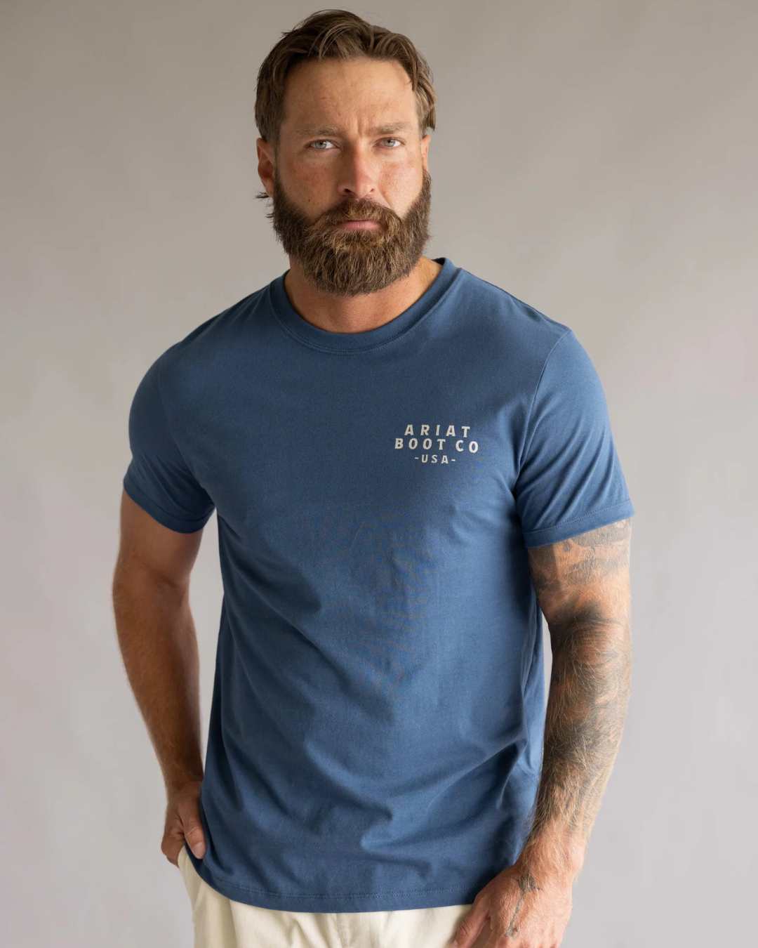 Strong Flying Eagle Classic T-Shirt Blue