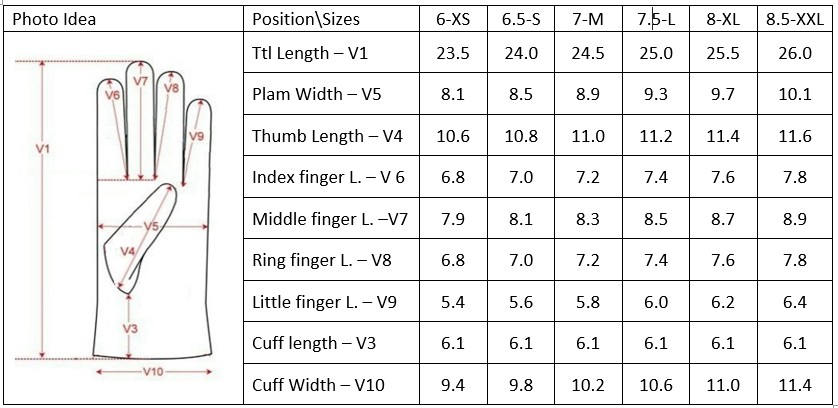 Leather/Tweed Gloves Jazzy (L)