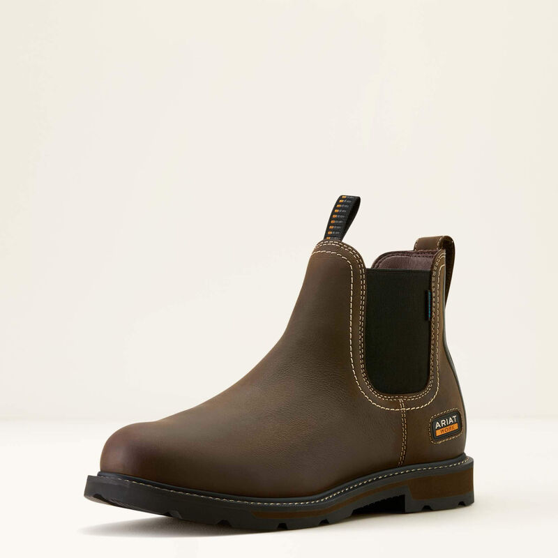 Mens Groundbreaker Chelsea Waterproof Work Boot