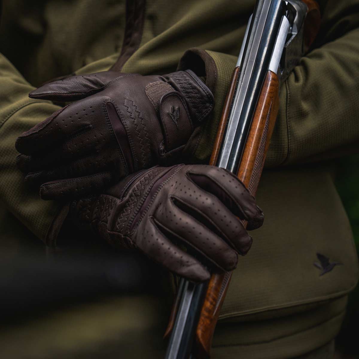 Leather Shooting Gloves