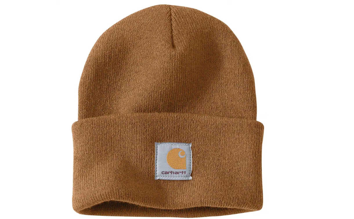 Knit Cuffed Beanie Coal/ Heather