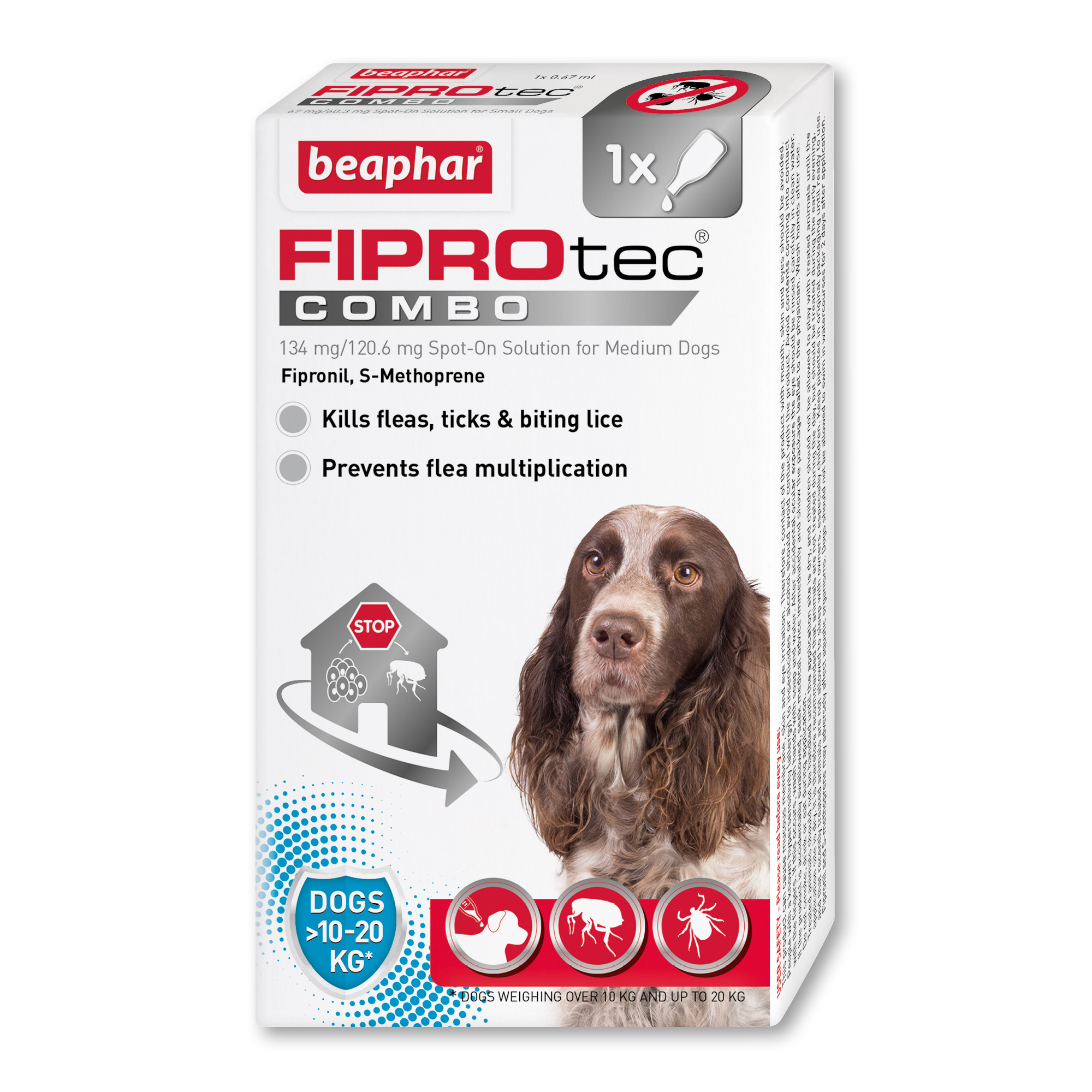 Fiprotec Combo Medium Dog x1