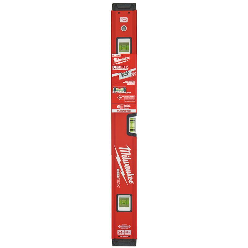 Milwaukee 24" Redstick Backbone Magnetic Box Level 