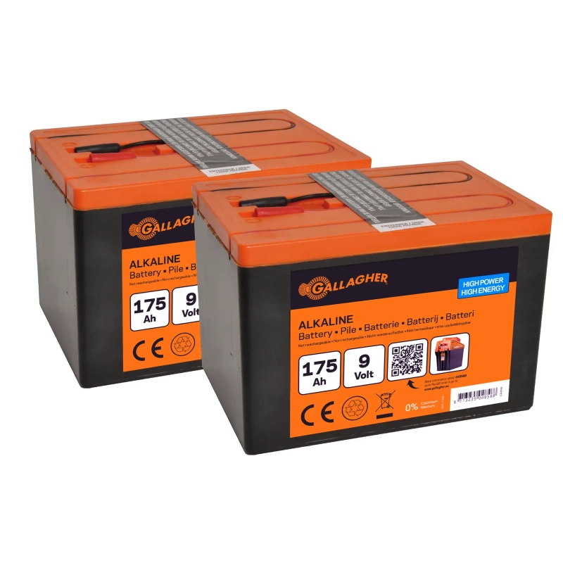 Duo Pack Battery 9V 175AH