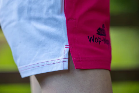 Wop Wop Wanaka Rugby Shorts Pink / White 