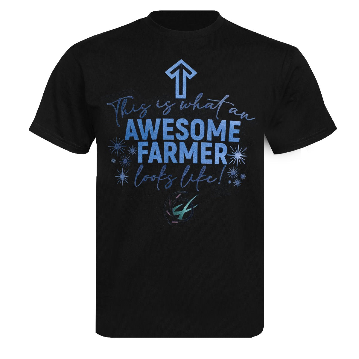 Grassmen Awesome Farmer T-Shirt (Black)