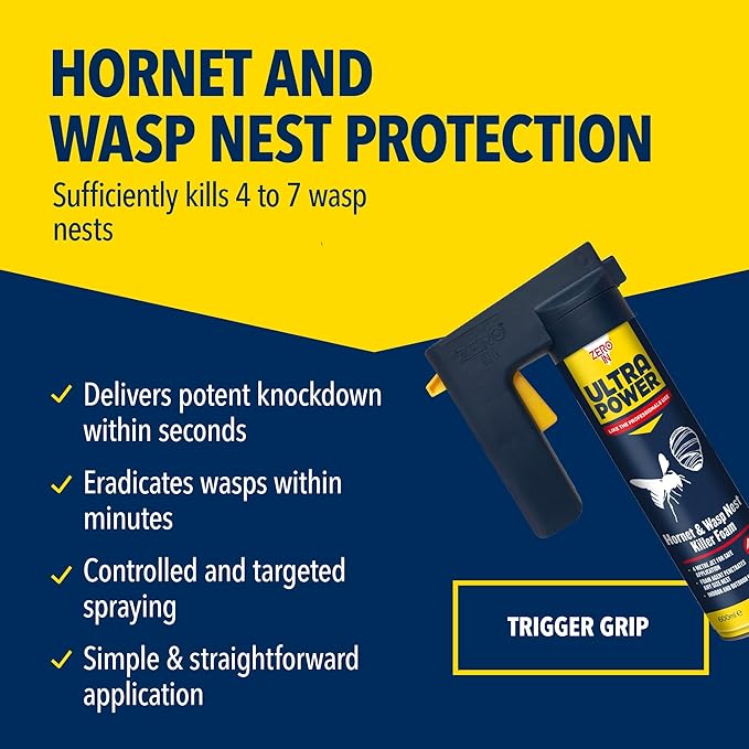 Zero In Ultra Power Wasp & Hornet Nest Killer Foam 