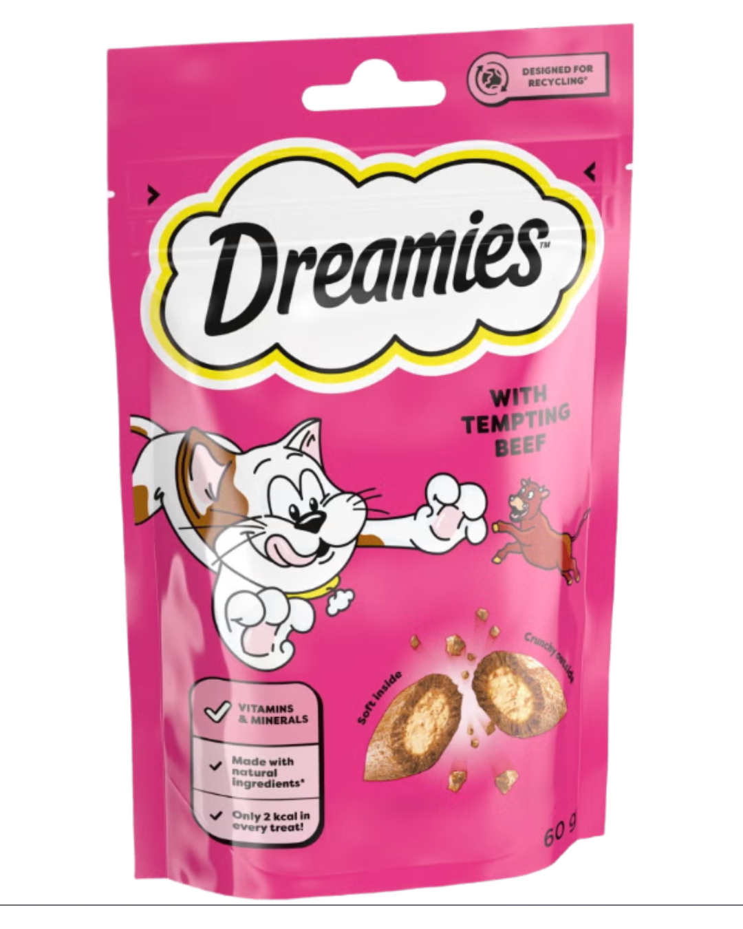 Dreamies Cat Treat Beef 60g