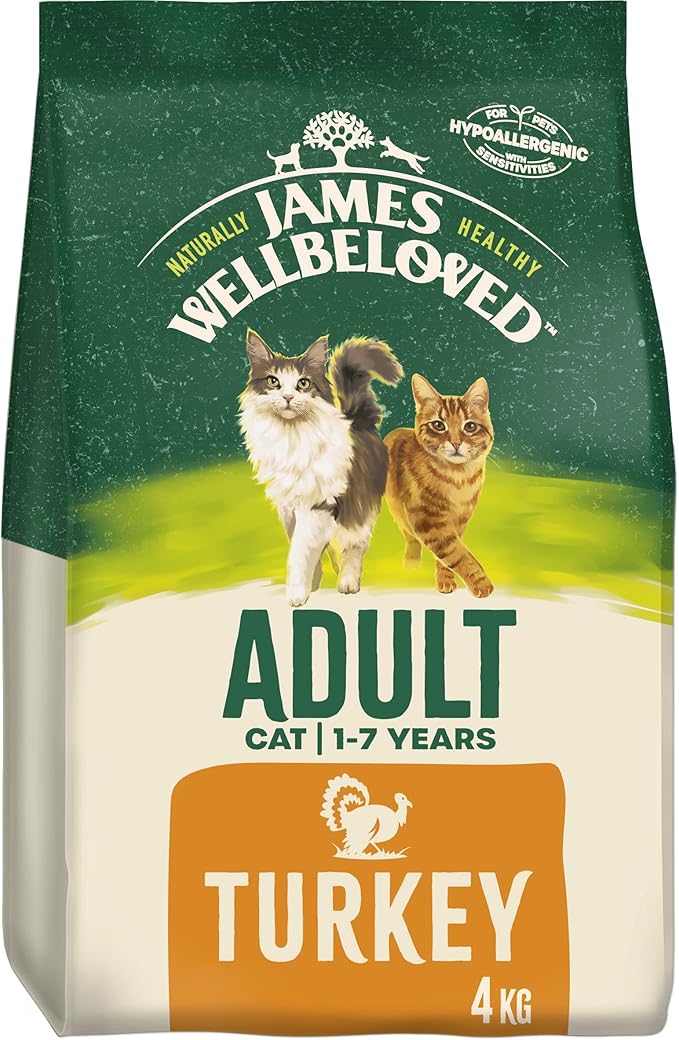 James Wellbeloved Adult Turkey Cat 4kg