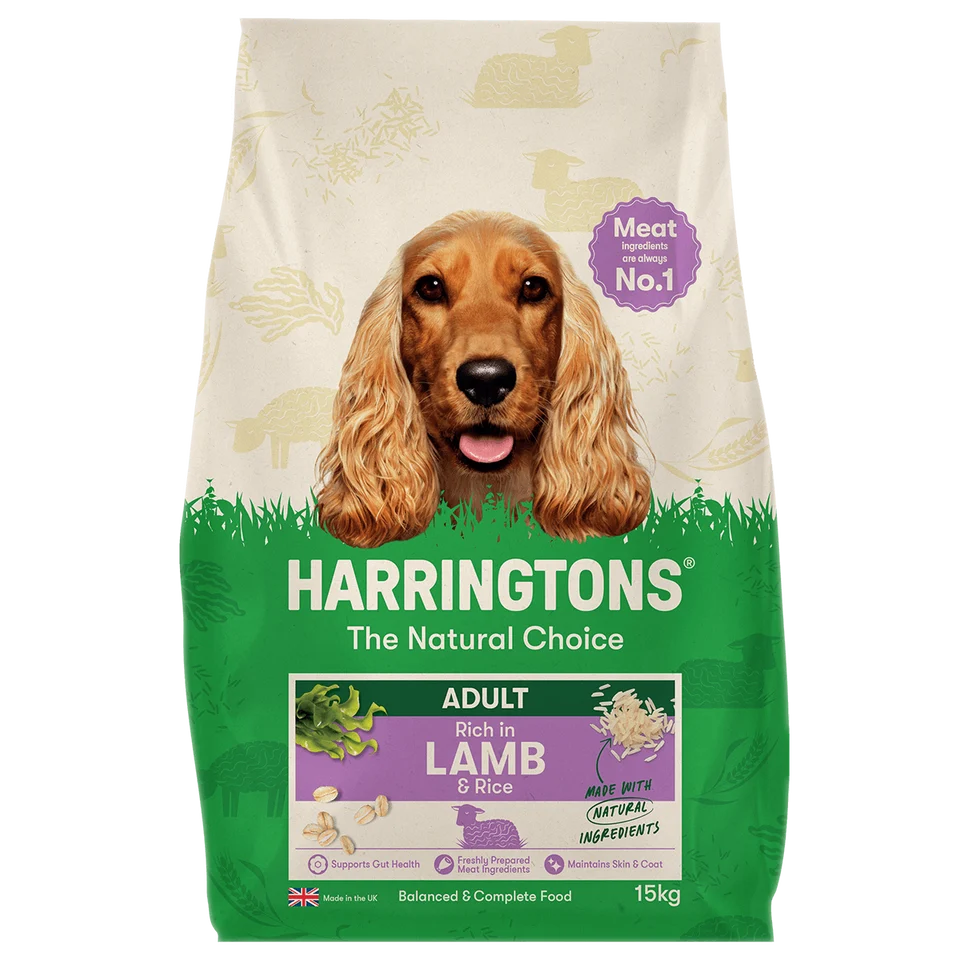 Harringtons Dry Lamb & Rice 15kg