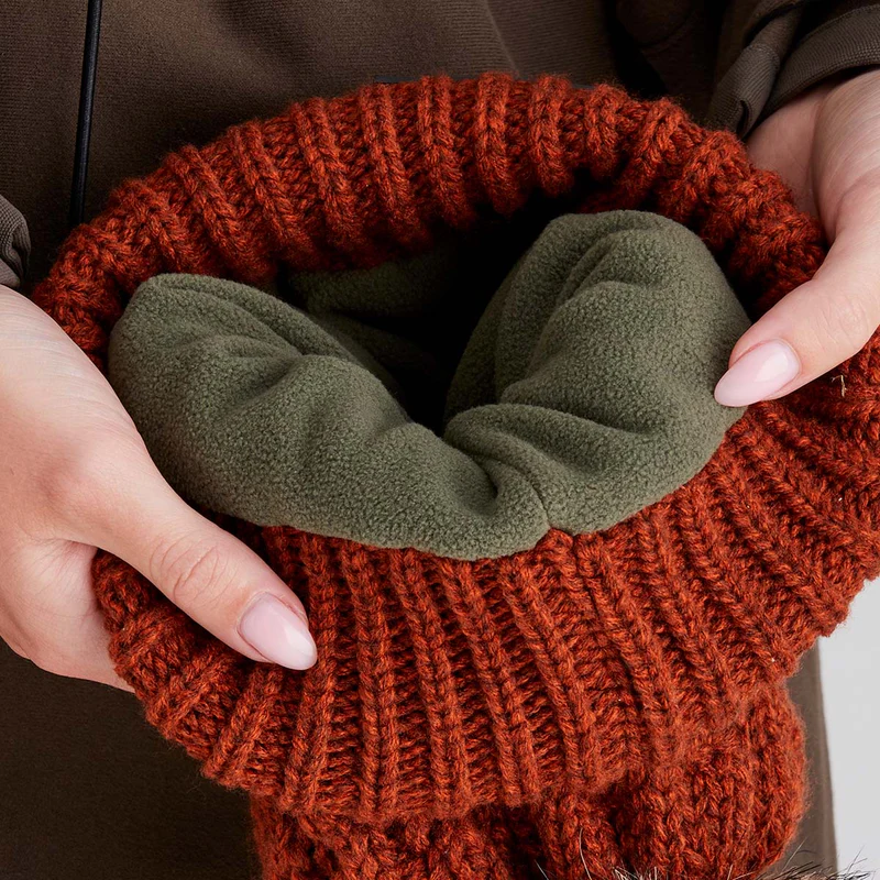 Nordic Fleck Bobble (Russet)