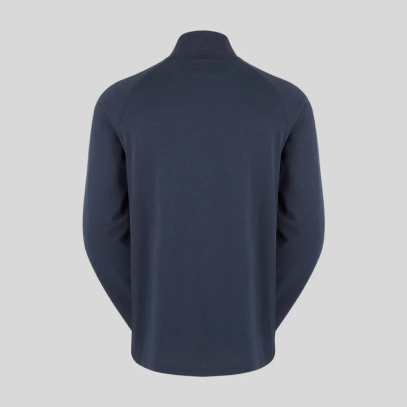 Ridgeline Baseline Pull on Zip (Navy)