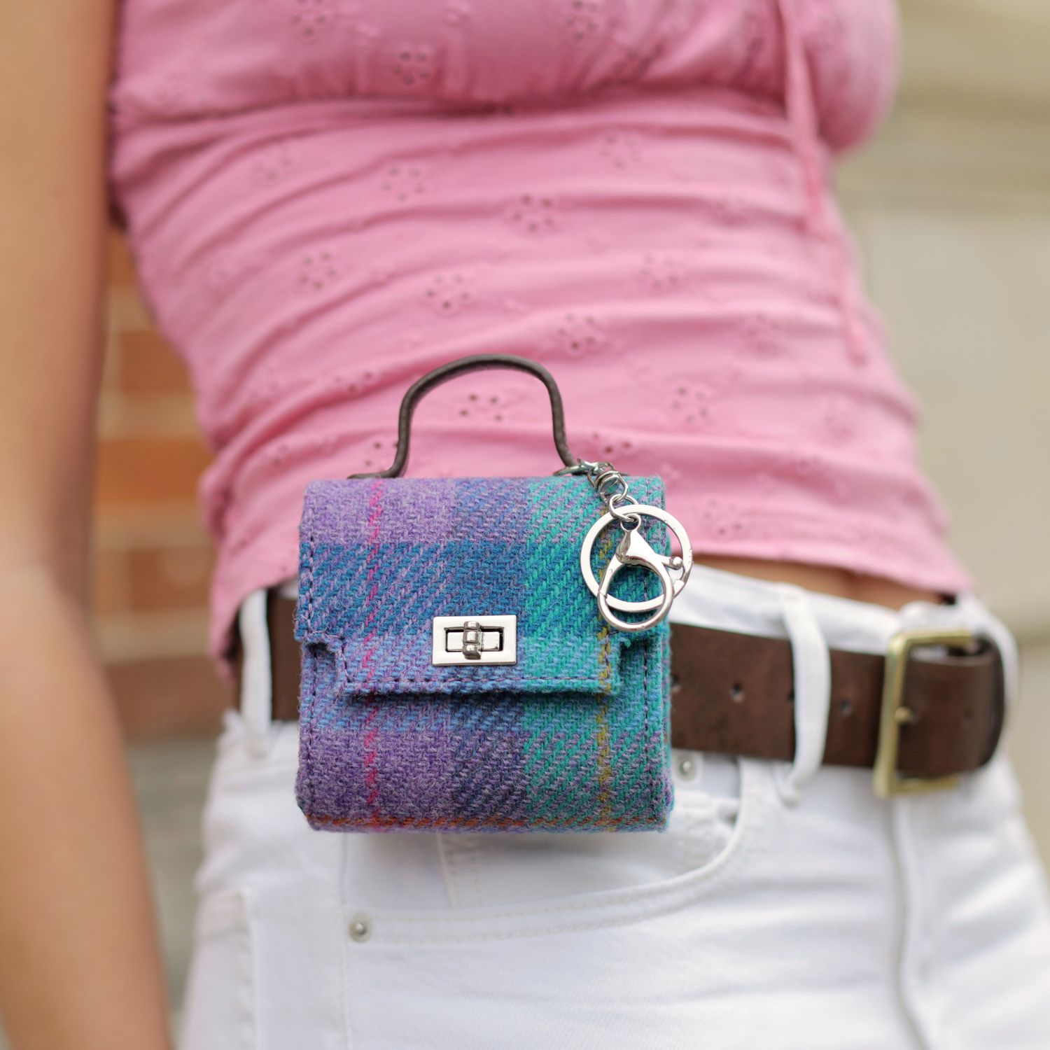 Harris Tweed Really Wee Bag