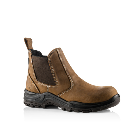 Buckbootz Dealerz Brown Safety Boots