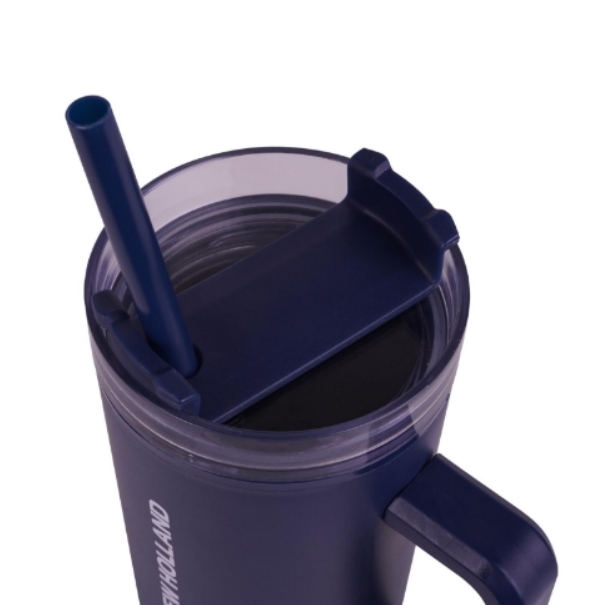 New Holland Style Drinking Cup With Straw