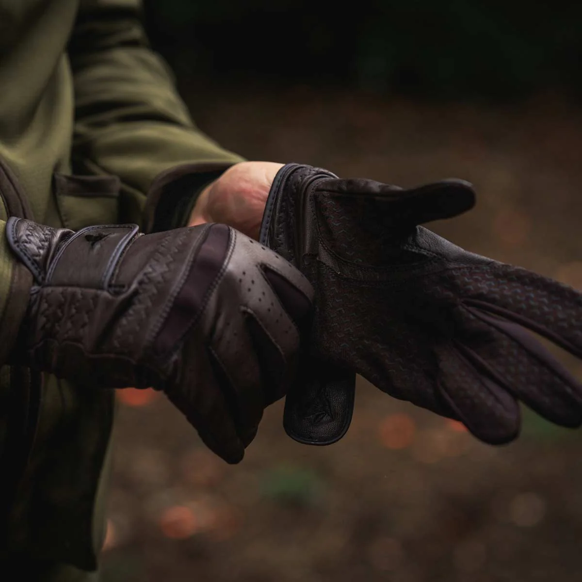 Leather Shooting Gloves