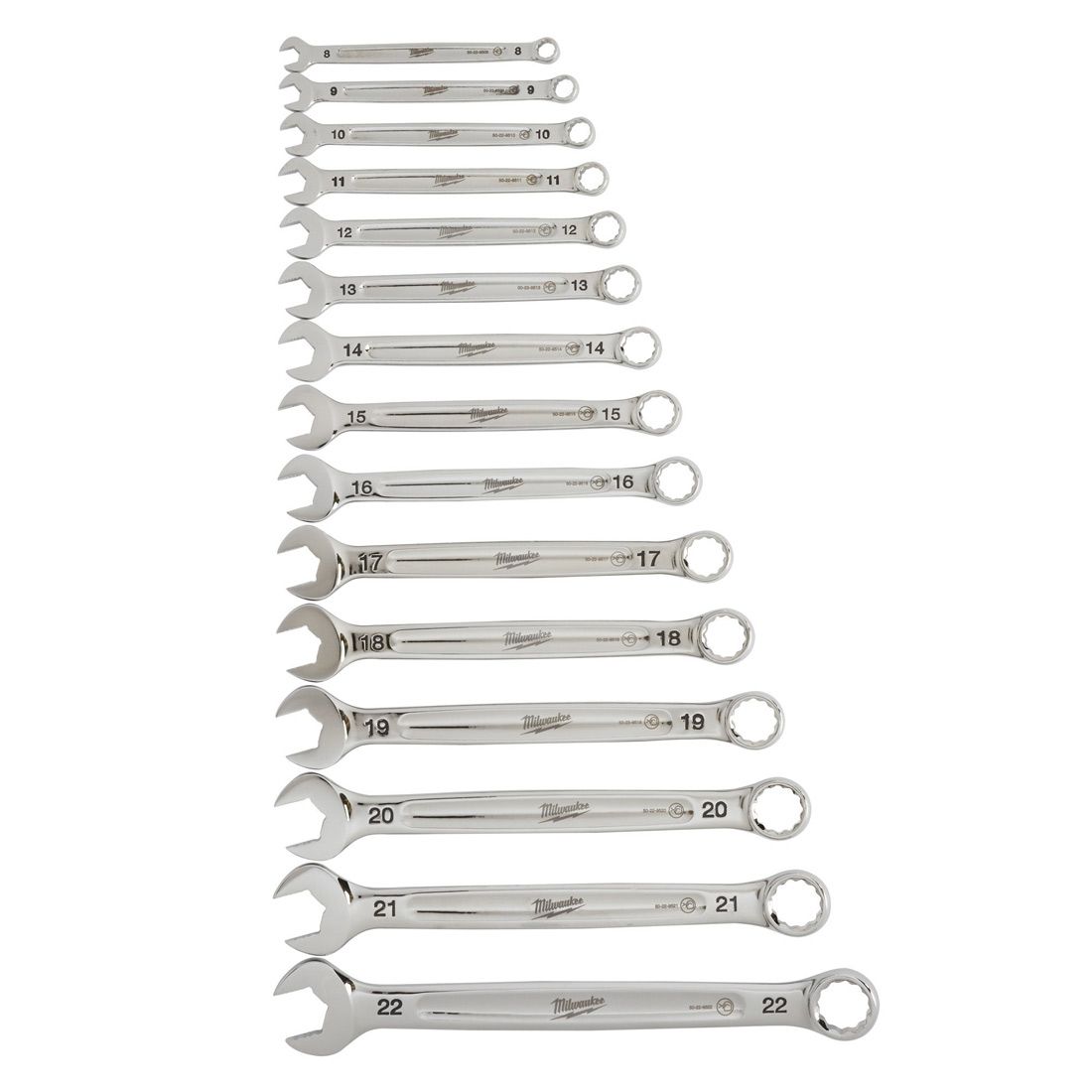 Milwaukee MaxBite Combination Spanner Set 15pcs