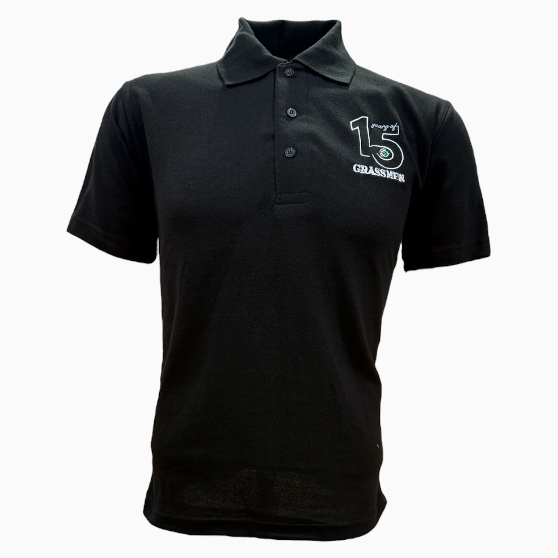 15 Year Anniversary Polo (Black)