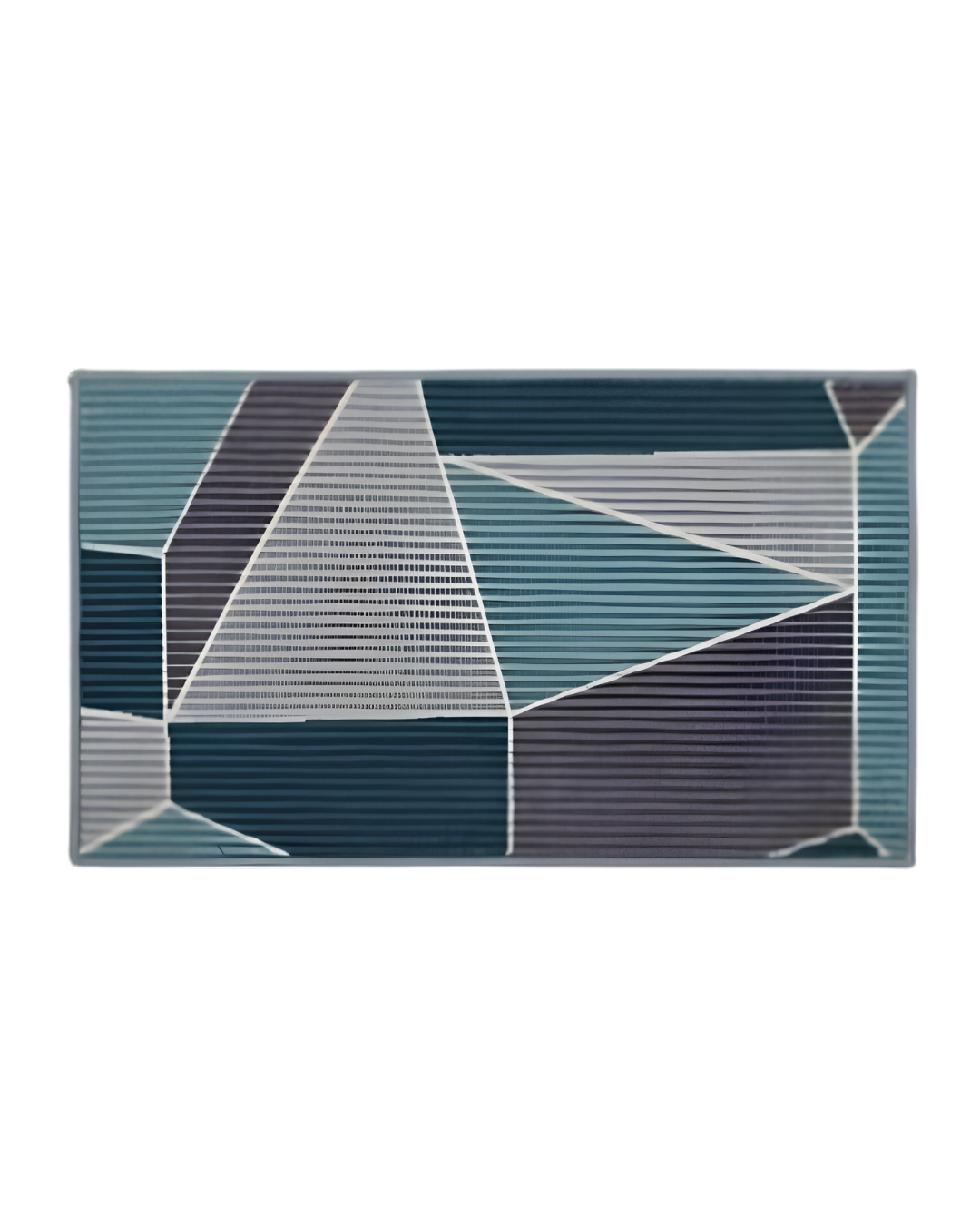 Duck Egg Geo Doormat 