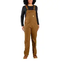 Rugged Flex Canvas Bib Overall Womans