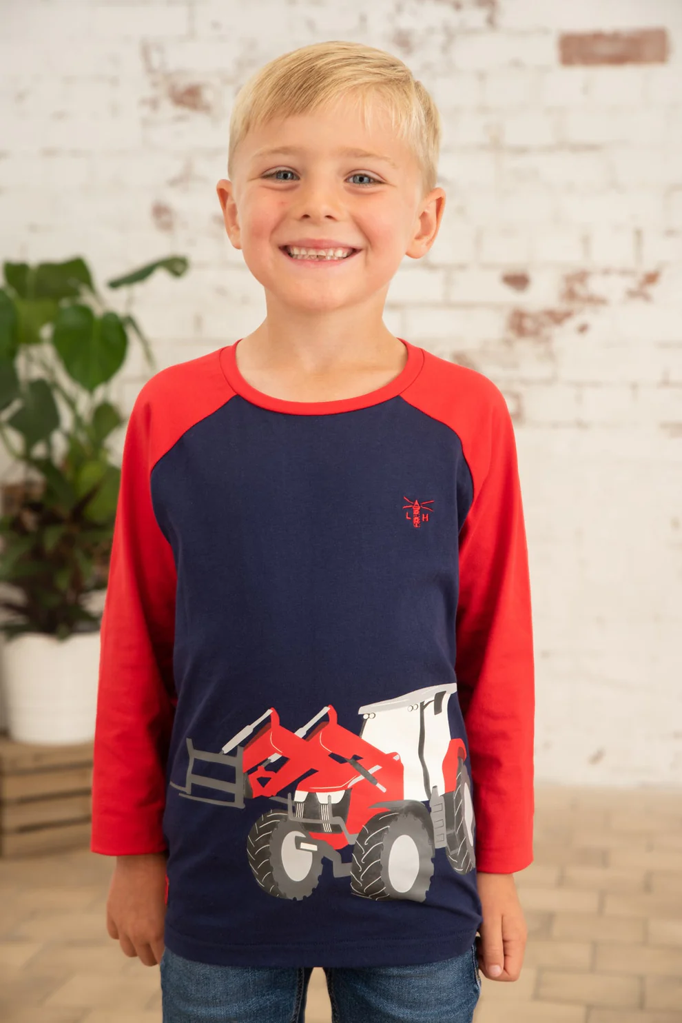 Childs Mason Red Front Loader- Long Sleeve Shirt