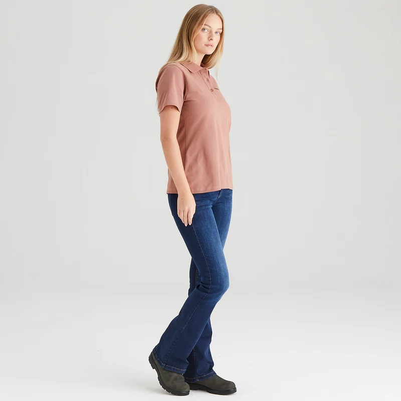 Women's Signature Polo Shirt Dusky Pink