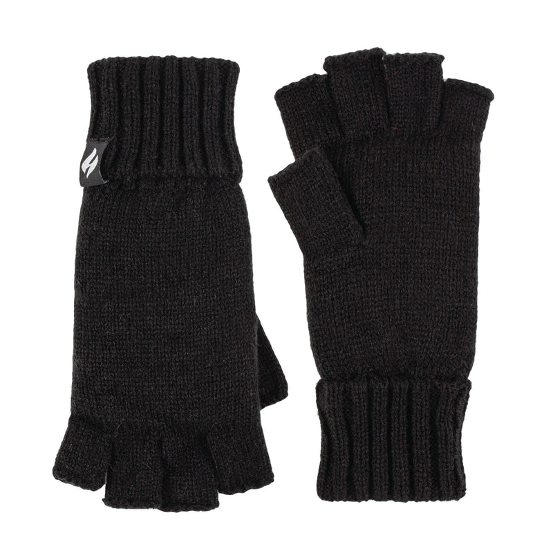Ladies Thermal Fingerless Gloves (Black)