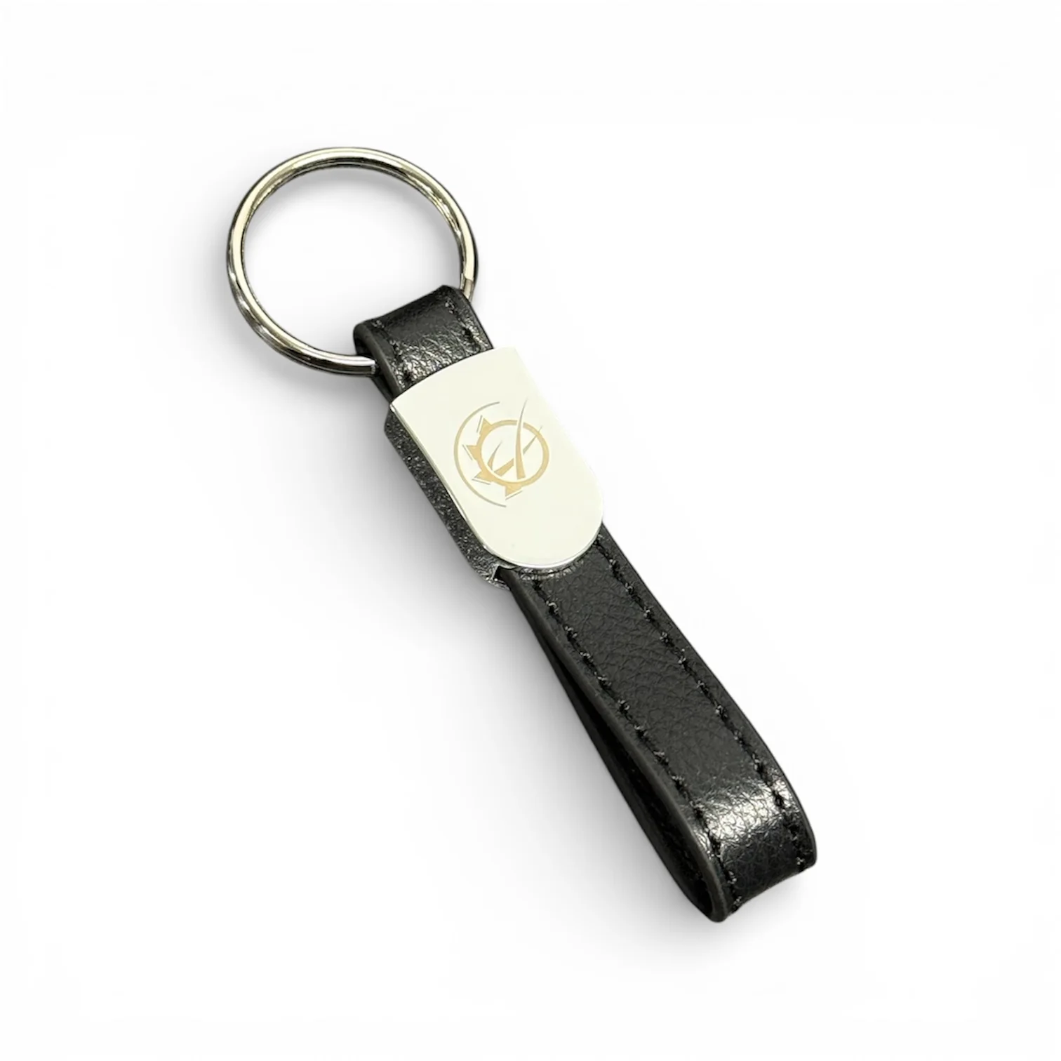 Grassmen Black Leather Keyring