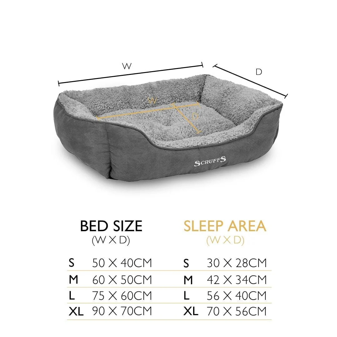 Cosy Box Bed Grey 90 x 70
