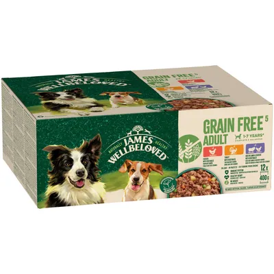 James Wellbeloved Turkey, Lamb & Chicken x12