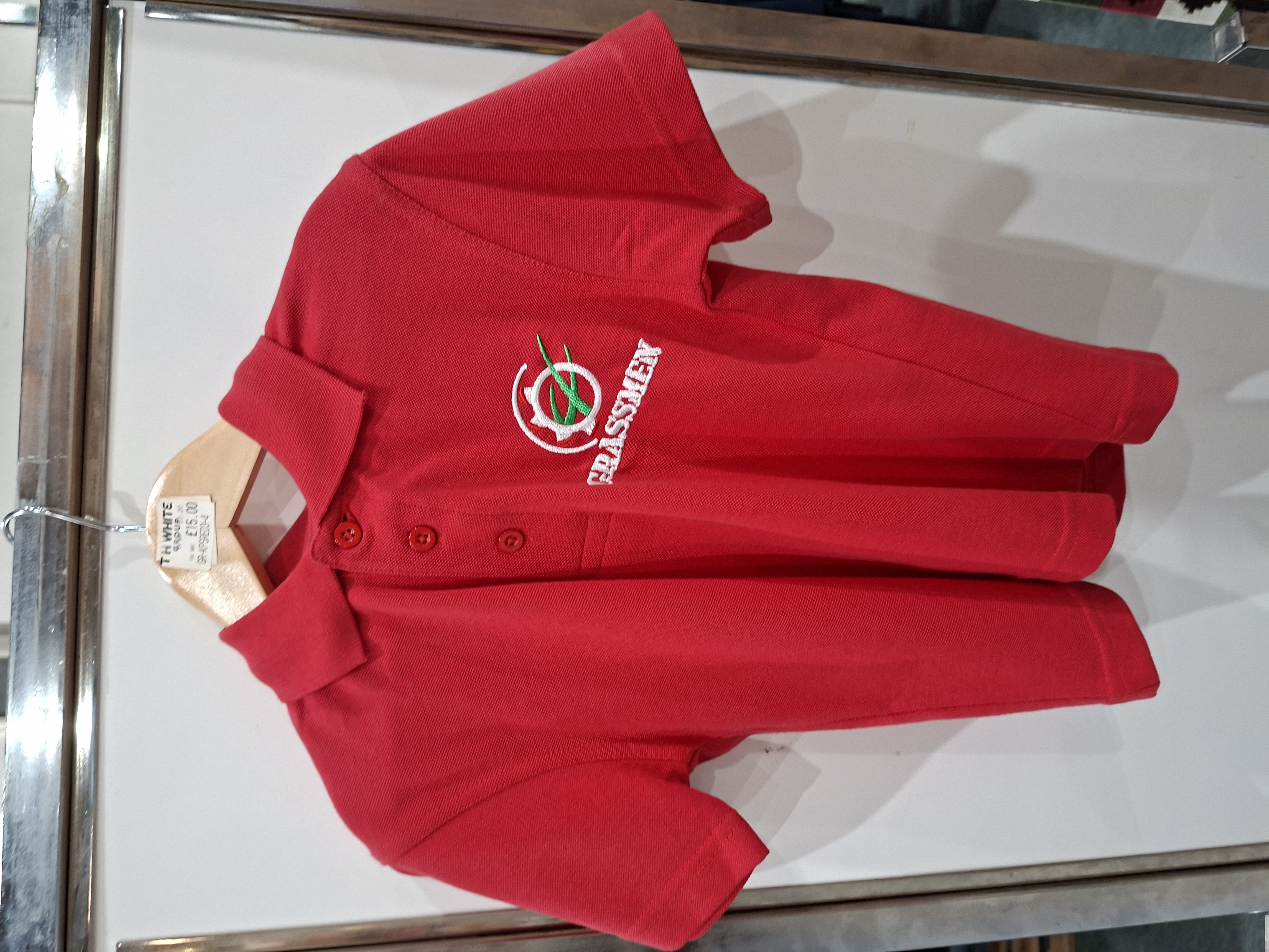Grassmen Kids Red Polo