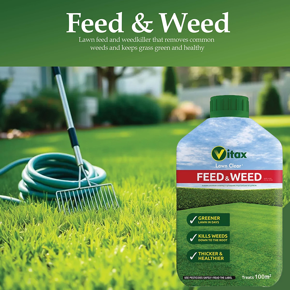 Vitax Lawn Clear Feed & Weed