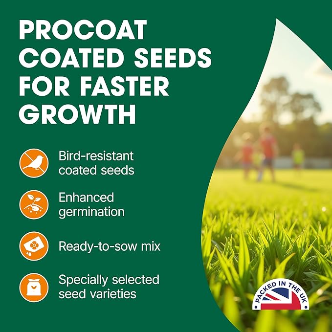 Doff Hard Wearing Lawn Seed 500g