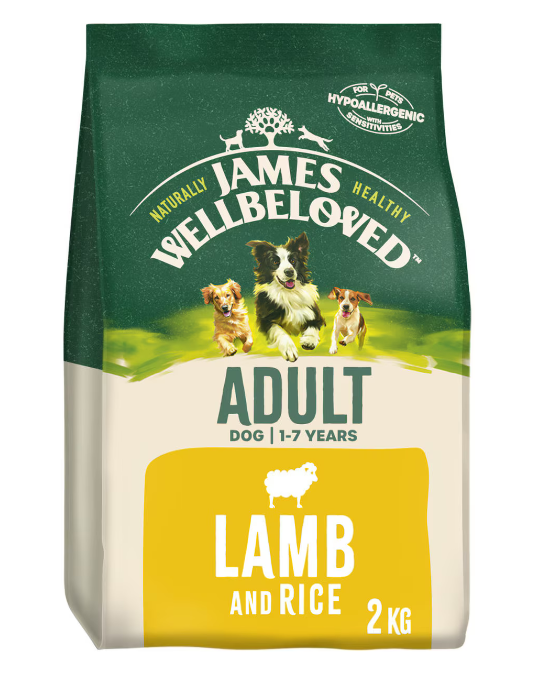 James Wellbeloved Lamb/Rice 2kg