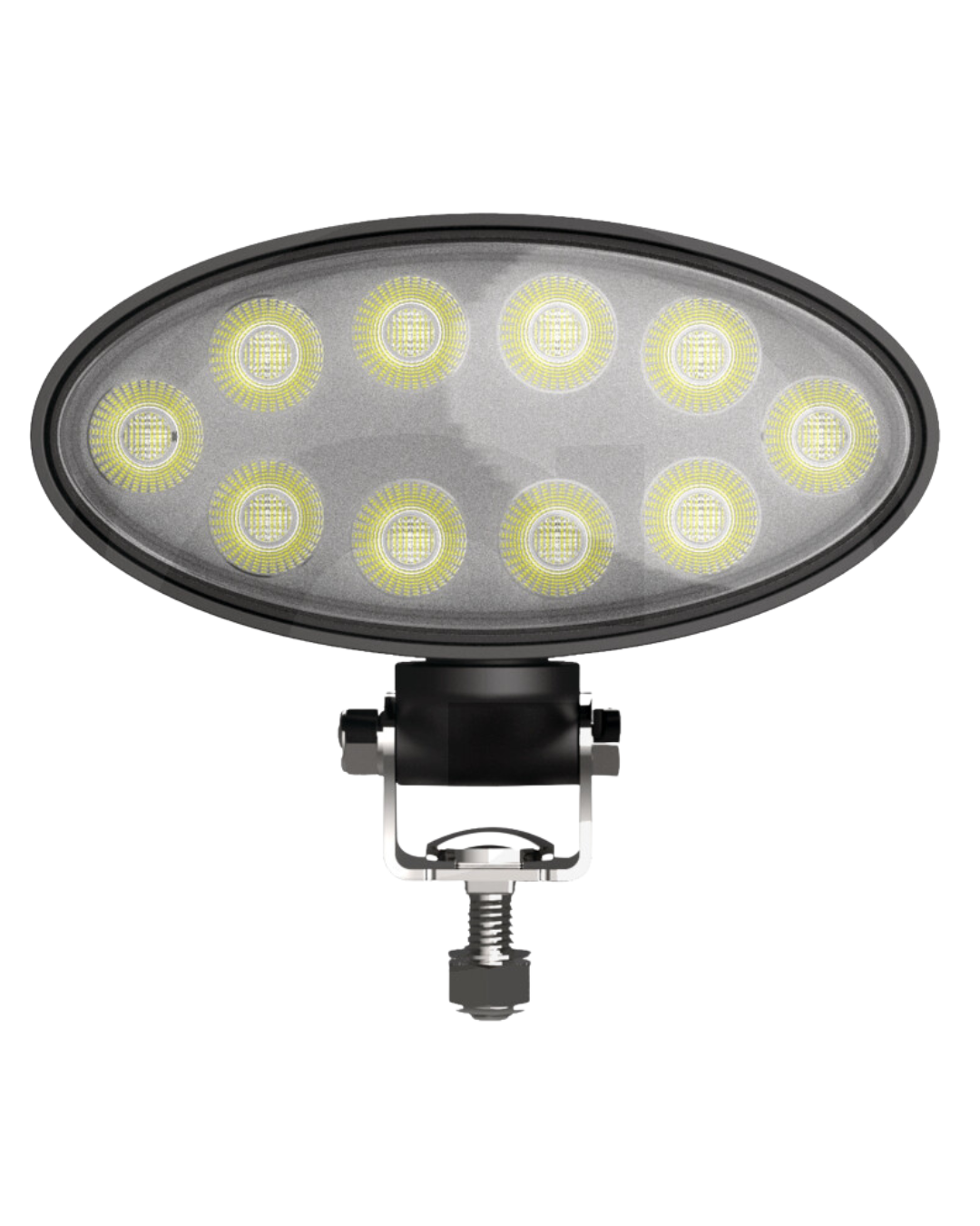 LED Worklight Oval Black