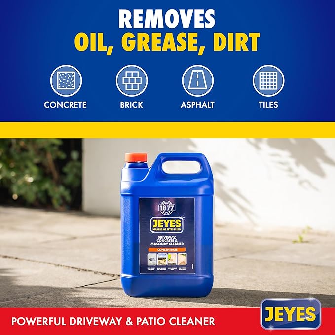 Jeyes Driveway, Concrete & Masonry Cleaner 5L