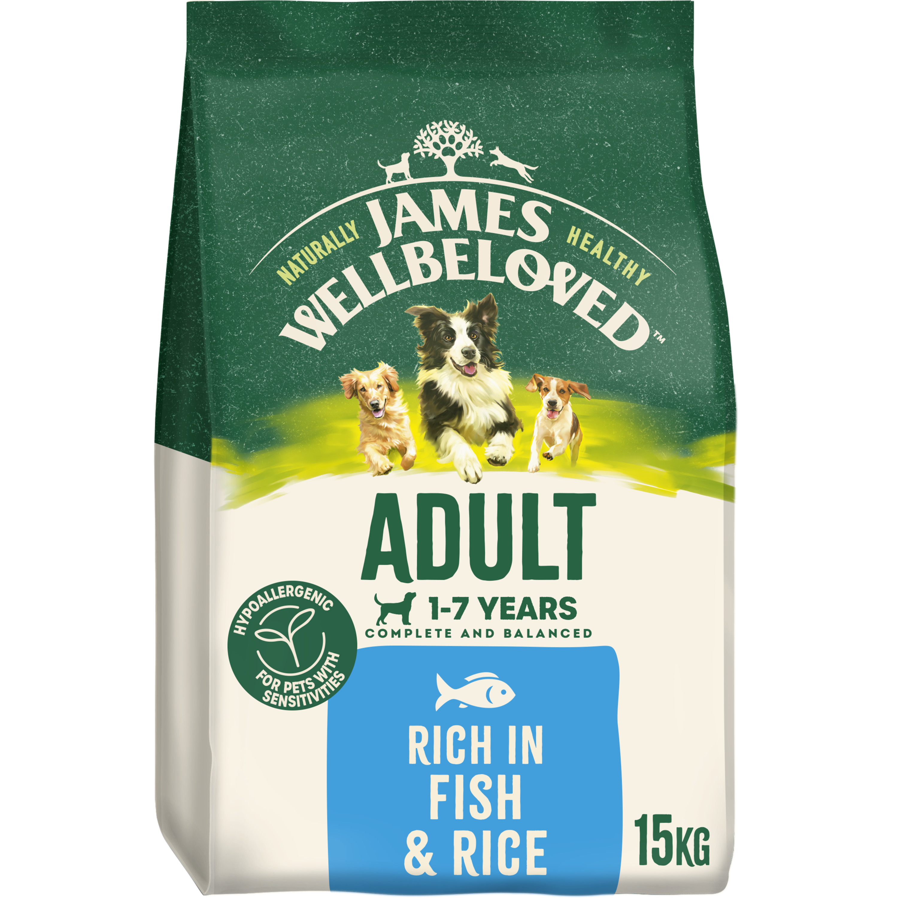 James Wellbeloved Fish/Rice 15kg